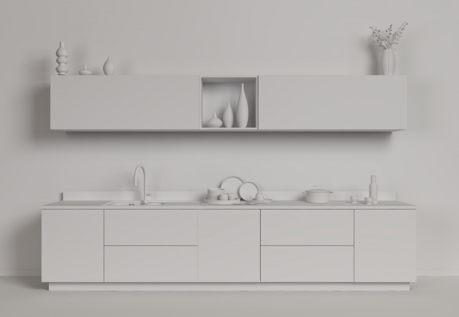 progetto cucina in nobilitato melaminico kaindl